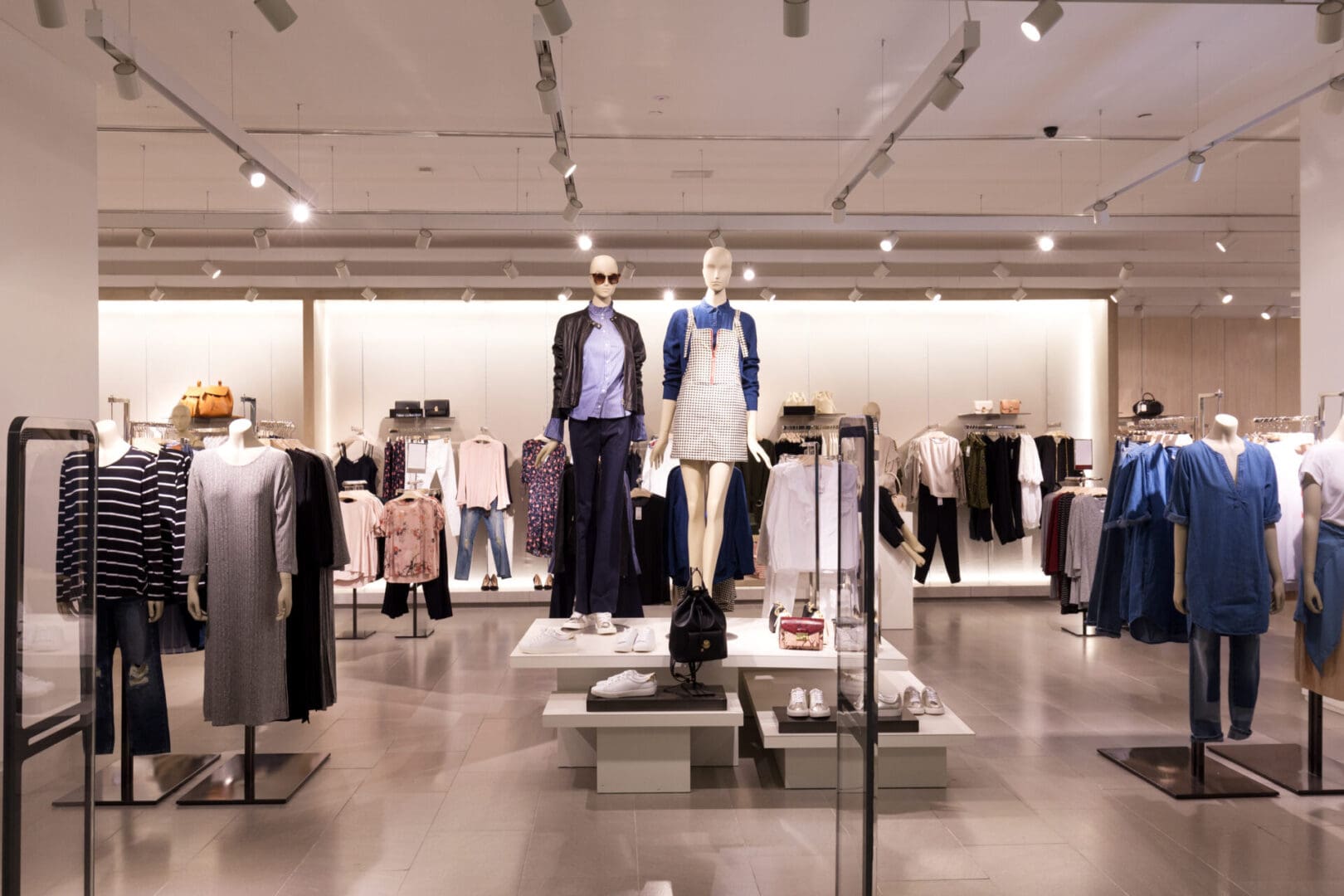 A store with many clothes on display.